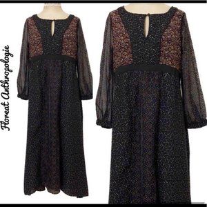 Floreat Anthropologie Countryside Maxi Dress